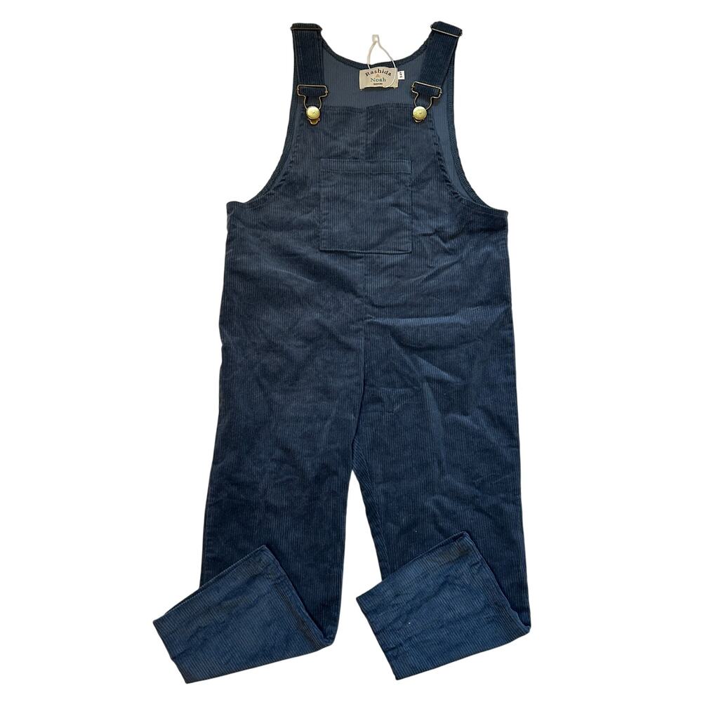 NWT Rashida & Noah Designs Blue Corduroy Overalls Size 3-4Y